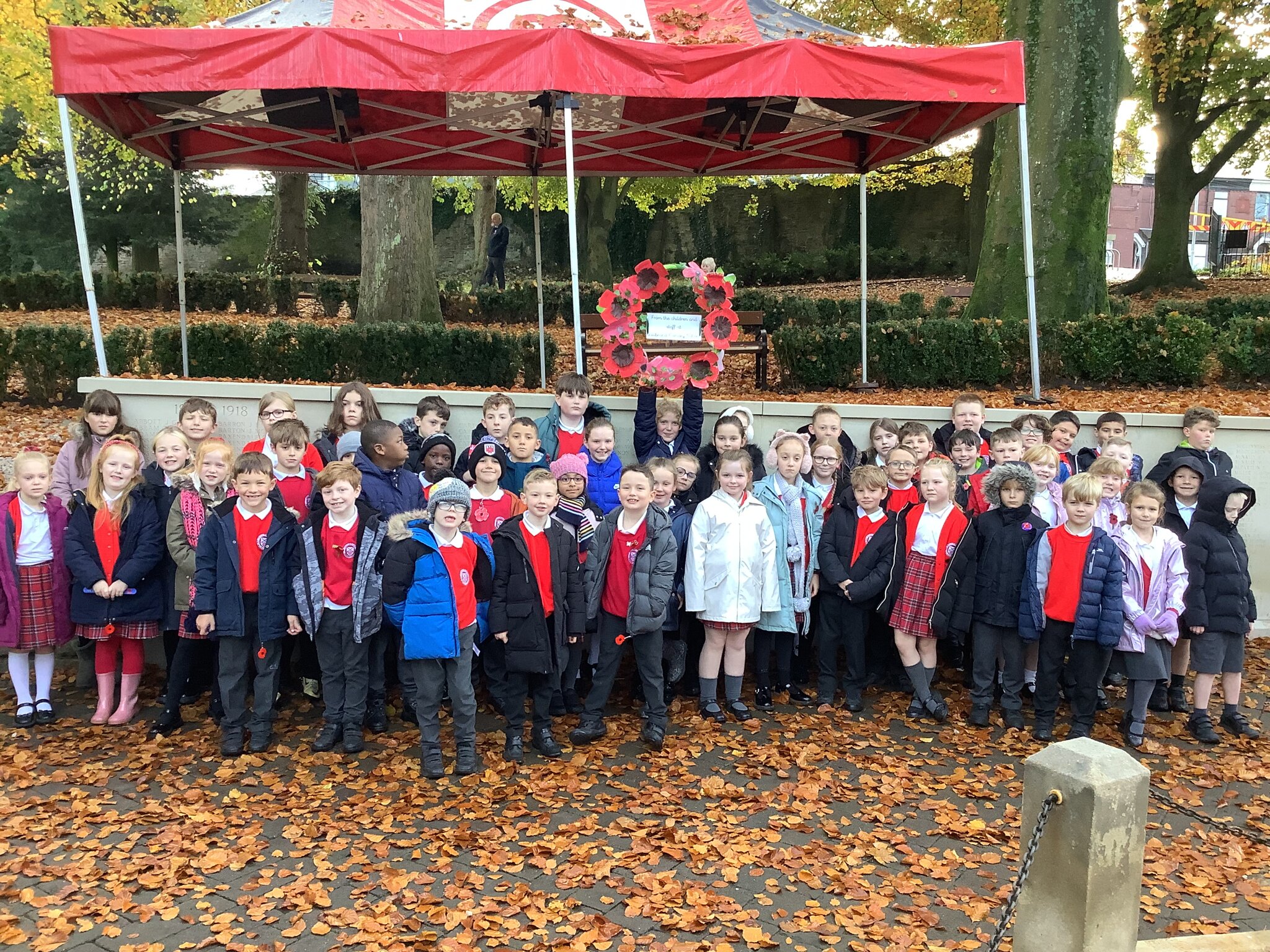 Image of Remembrance Day Walk Year 3 and Year 5